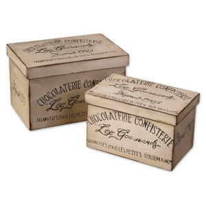 Uttermost Chocolaterie Decorative Boxes Set/2 19300 - All