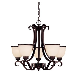 Savoy House Willoughby 5 Light Chandelier English Bronze 1-5775-5-13 - All