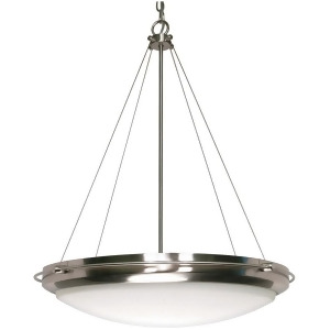 Nuvo Polaris 3 Light 23 Pendant w/ Satin Frosted Glass Shades 60-610 - All