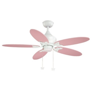 Vaxcel Alice 1 Ceiling Fan White/Frosted Opal Glass Fn44322w - All