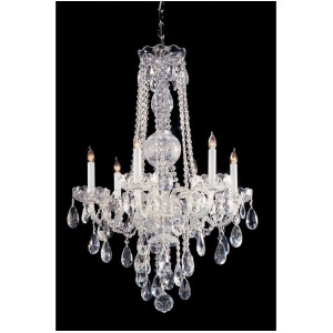 Crystorama Traditional Crystal Spectra Crystal Chandelier 1105-Ch-cl-saq - All