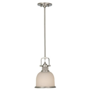 Feiss Parker Place 1-Light Mini Pendant in Brushed Steel P1144bs - All