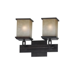 Kenroy Home Plateau 2 Light Vanity Oil Rubbed Bronze Finish 3373 - All
