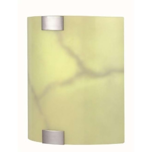 Lite Source Fluorescent Wall Sconce Polished Steel Glass Shade Ls-1627 - All