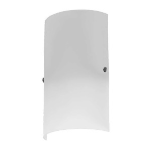 Dainolite 1 Light Wall Sconce Frosted White Glass Sc accents 83204W-wh - All