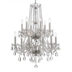 Crystorama Traditional Crystal Spectra Crystal Chandelier 1137-Ch-cl-saq - All