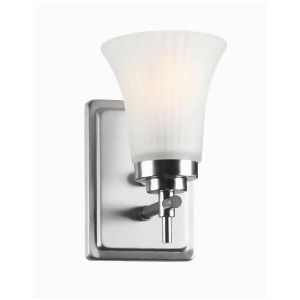 Lite Source 1-Lite Wall Sconce With Frost Glass Shade Ls-16941ss-fro - All