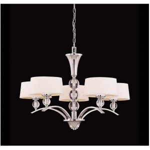 Savoy House Murren 5 Light Chandelier in Polished Nickel 1-1035-5-109 - All