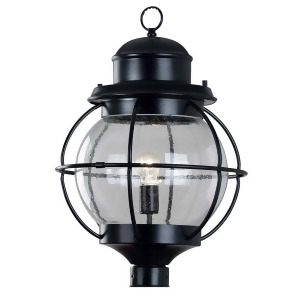 Kenroy Home Hatteras 1 Light Post Lantern Black Finish 90967Bl - All
