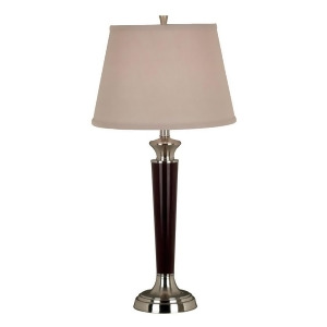 Kenroy Home Hayden Table Lamp Tobacco/Brushed Steel Finish 21415Tob - All