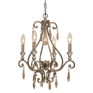 Crystorama Shelby 4 Light Golden Shadow Crystal Mini Chandelier 7524-Dt - All