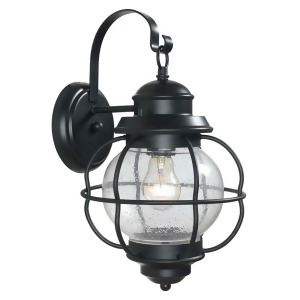 Kenroy Home Hatteras Medium Wall Lantern Black Finish 90962Bl - All