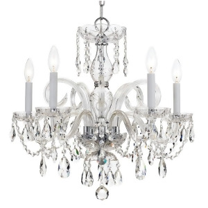 Crystorama Traditional Crystal Spectra Crystal Chandelier 1005-Ch-cl-saq - All