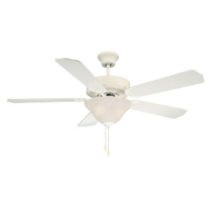 Savoy House First Value Ceiling Fan in White 52-Ecm-5rv-wh - All