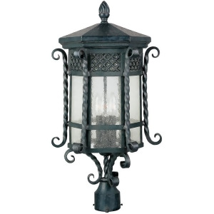Maxim Scottsdale 3-Light Outdoor Post Lantern Country Forge 30120Cdcf - All