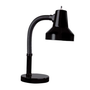 Dainolite Desk Lamp Gloss Black Metal Shade/Base Dm221-bk - All