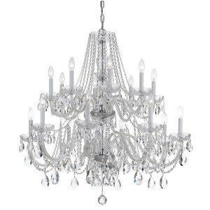 Crystorama Traditional Crystal Spectra Crystal Chandelier 1139-Ch-cl-saq - All