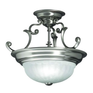 Dolan Designs Richland 2 Light Semi Flush Mount Satin Nickel 524-09 - All