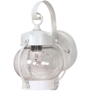 Nuvo 1 Light 11 Wall Lantern Onion Lantern w/ Clear Seed Glass 60-630 - All