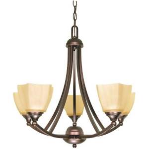 Nuvo Lighting Normandy 5 Light 25 Chandelier 60-055 - All
