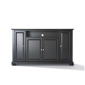 Crosley Furniture Alexandria 60 Tv Stand Black Kf10001abk - All