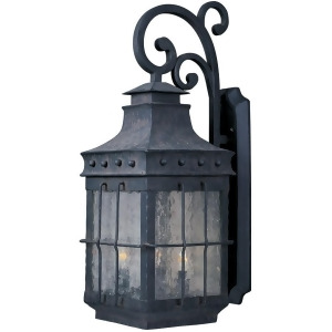 Maxim Nantucket 3-Light Outdoor Wall Lantern Country Forge 30084Cdcf - All