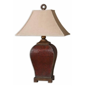Uttermost Patala Crackled Red Table Lamp 27662 - All