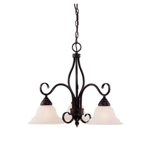 Savoy House Oxford 3 Light Chandelier in English Bronze Kp-100-3-13 - All