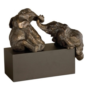 Uttermost Playful Pachyderms Bronze Figurines 19473 - All