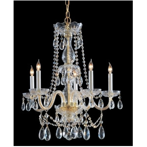 Crystorama Traditional Crystal Elements Crystal Chandelier 1125-Pb-cl-s - All