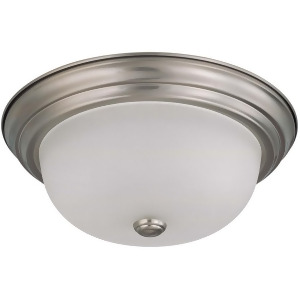 Nuvo Lighting 2 Light 13 Flush Mount w/ Frosted White Glass 60-3312 - All
