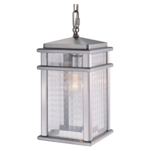 Feiss Mission Lodge 1-Light Pendant in Brushed Aluminum Ol3411bral - All