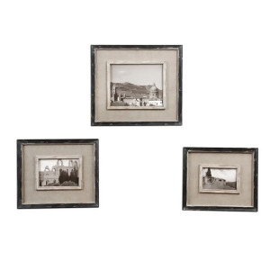 Uttermost Kalidas Cloth Lined Photo Frames Set/3 18537 - All