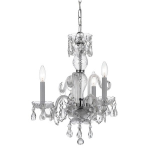 Crystorama Traditional Crystal Spectra Crystal Chandelier 5044-Ch-cl-saq - All