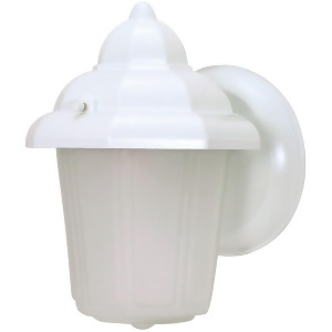 Nuvo 1 Light 9 Wall Lantern Hood Lantern w/ Satin Frosted Glass 60-639 - All