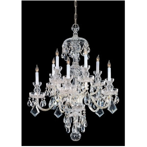Crystorama Traditional Crystal Elements Crystal Chandelier 1140-Pb-cl-s - All