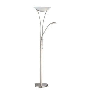 Lite Source Torchiere/Reading Lamp Ls-81699ps-fro - All