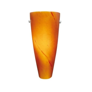 Vaxcel Milano Wall Sconce Lava Swirl Glass Ws30122sn - All