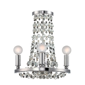 Crystorama Channing 3 Light Chrome Sconce 1542-Ch-mwp - All