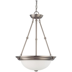 Nuvo Lighting 3 Light 15 Pendant w/ Frosted White Glass 60-3247 - All