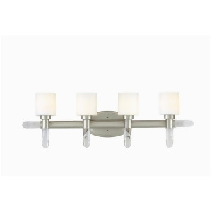 Lite Source 4-Lite Vanity Wall Lamp With Frost Glass Shade Ls-16864ss-fro - All