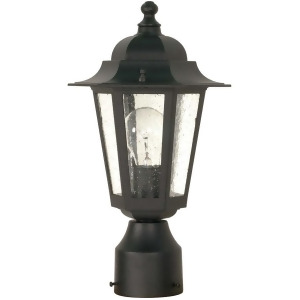 Nuvo Cornerstone 1 Light 14 Post Lantern w/ Clear Seed Glass 60-996 - All