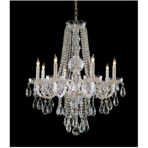 Crystorama Traditional Crystal Elements Crystal Chandelier 1108-Ch-cl-s - All