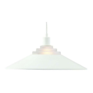 Dolan Designs Pinnacle 1 Light Pendant Matte White 100-05 - All