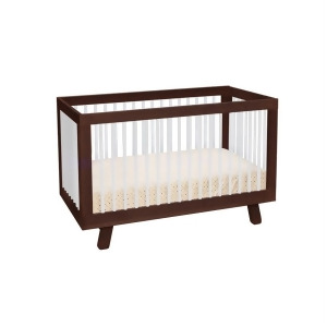 Babyletto Hudson 3-in-1 Convertible Crib in Two-tone Espresso/White - All