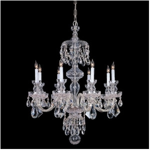 Crystorama Traditional Crystal Elements Crystal Chandelier 1148-Ch-cl-s - All