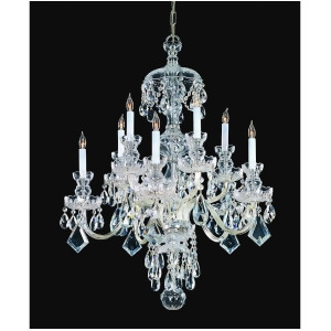 Crystorama Traditional Crystal Spectra Crystal Chandelier 1140-Ch-cl-saq - All
