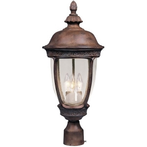 Maxim Knob Hill Vx 3-Light Outdoor Post Lantern Sienna 40460Cdse - All