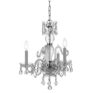 Crystorama Traditional Crystal Elements Crystal Chandelier 5044-Ch-cl-s - All