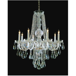 Crystorama Traditional Crystal Elements Crystal Chandelier 1108-Pb-cl-s - All